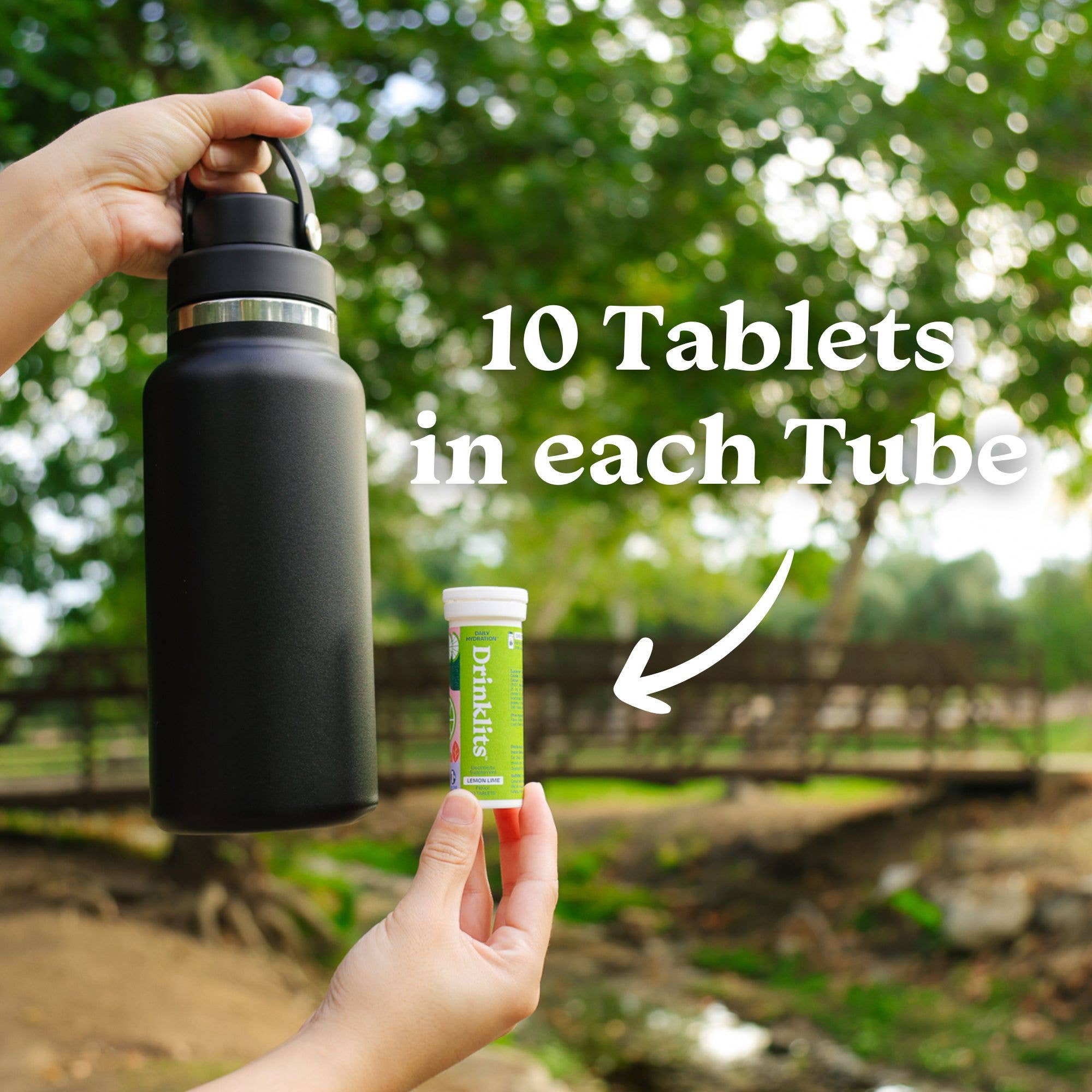 Hydration Tablets: Natural LEMON-LIME Electrolyte Tablets