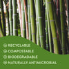 Lindo EcoGrip Bamboo Toothbrush - 2pcs/pk