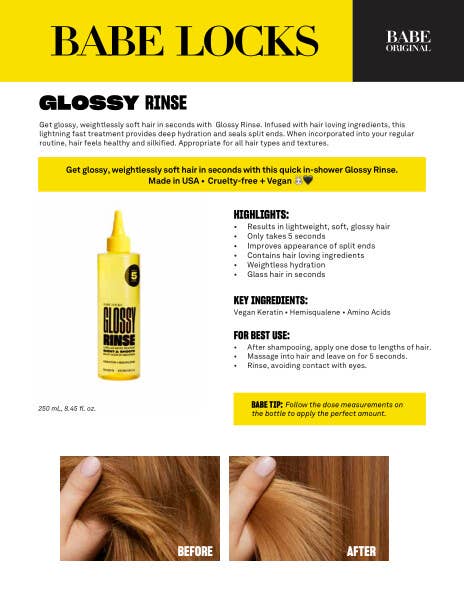 Babe Locks Glossy Rinse