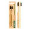 Lindo EcoGrip Bamboo Toothbrush - 2pcs/pk